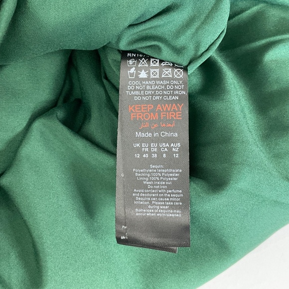 Nasty Gal Disc Sequin Mini Skirt NWT - Picture 7 of 8